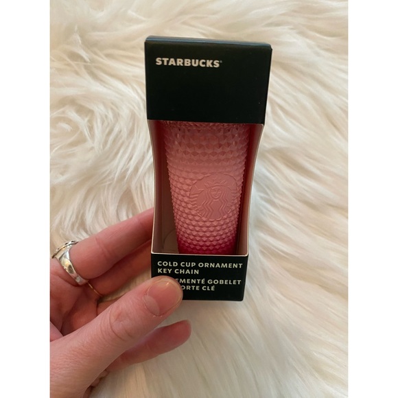 Starbucks Other - Starbucks Pink Ombré Keychain Ornament Tumbler